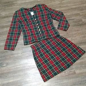 Vtg. All that jazz blazer mini skirt set